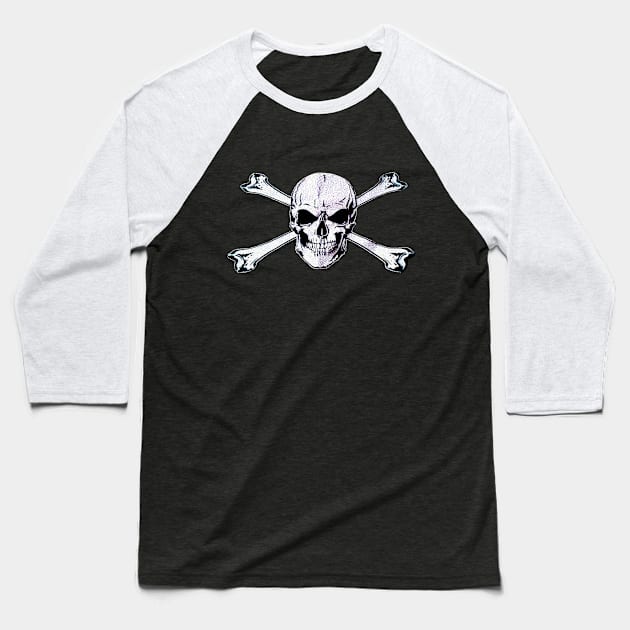 skull's out Baseball T-Shirt by motomessage